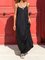 Solid Spaghetti Maxi Dress Women Plus Size Dresses